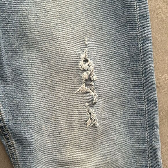 Zara raw hem distressed jeans 4 36 - Picture 6 of 7